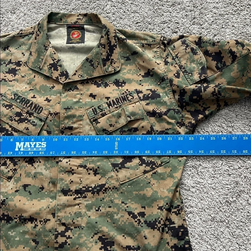 Propper International Inc USMC Camo Button-Front Utility Jacket - Size M Reg